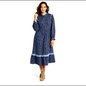 Universal Thread Blue floral print dress size XS